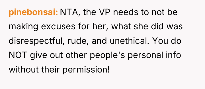 pinebonsai NTA, the VP needs to not be making excuses...