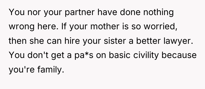 You nor your partner have done nothing wrong here. If...