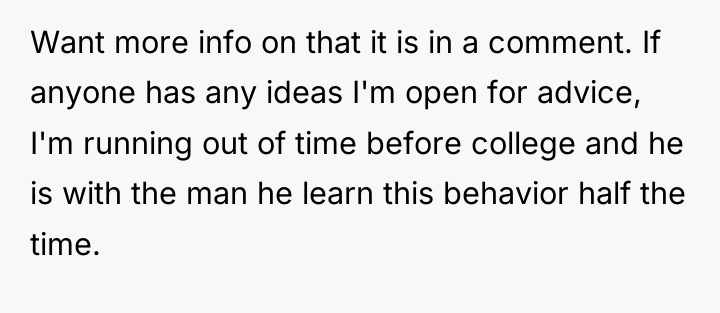 Want more info on that it is in a comment....