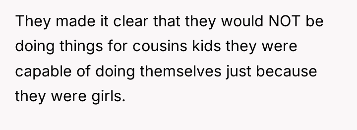 They made it clear that they would NOT be doing...