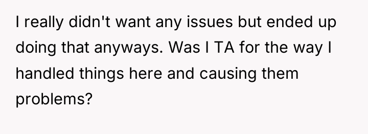 I really didn't want any issues but ended up doing...