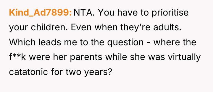 Kind_Ad7899 NTA. You have to prioritise your children. Even when...