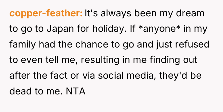 copper-feather It's always been my dream to go to Japan...