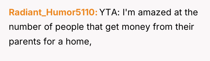 Radiant_Humor5110 YTA: I'm amazed at the number of people that...