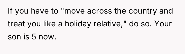 If you have to "move across the country and treat...
