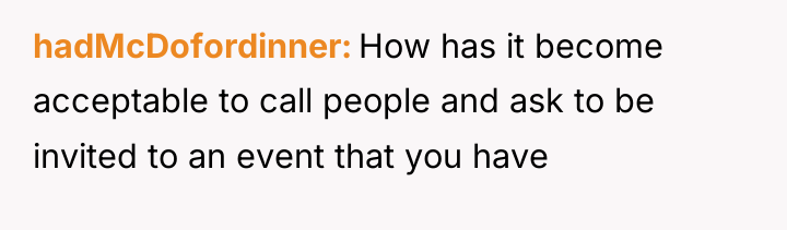 hadMcDofordinner How has it become acceptable to call people and...