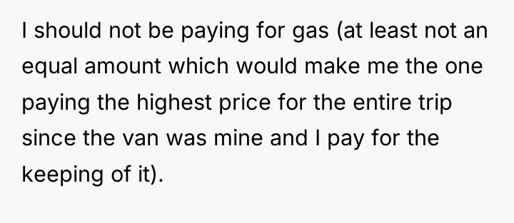 I should not be paying for gas (at least not...