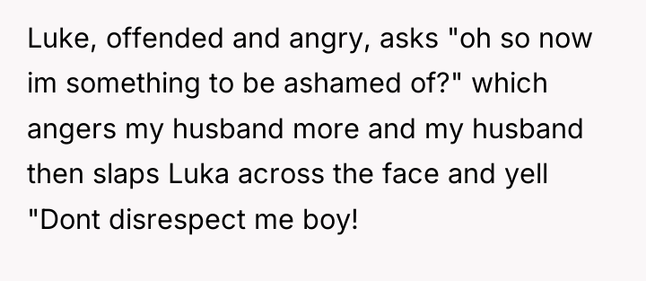 Luke, offended and angry, asks "oh so now im something...