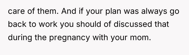 care of them. And if your plan was always go...