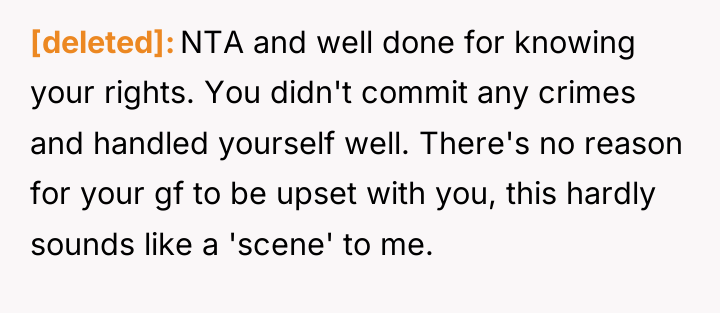 [deleted] NTA and well done for knowing your rights. You...