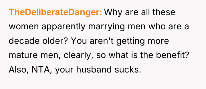 TheDeliberateDanger Why are all these women apparently marrying men who...