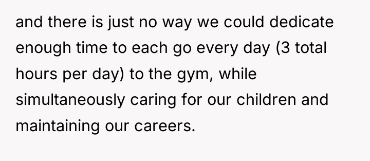 and there is just no way we could dedicate enough...