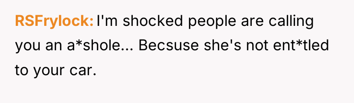 RSFrylock I'm shocked people are calling you an a*shole... Becsuse...