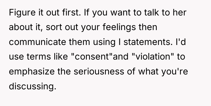 Figure it out first. If you want to talk to...