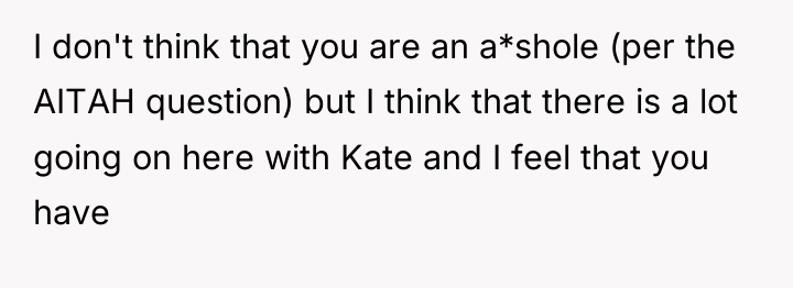 I don't think that you are an a*shole (per the...