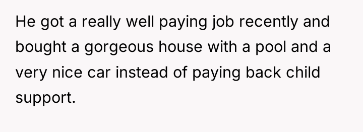 He got a really well paying job recently and bought...