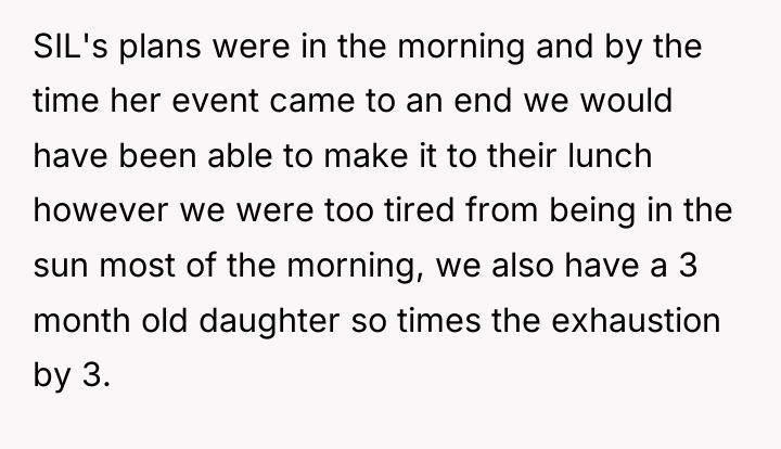 SIL's plans were in the morning and by the time...