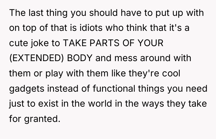 The last thing you should have to put up with...