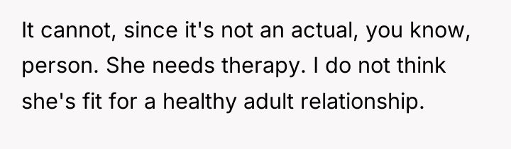 It cannot, since it's not an actual, you know, person....