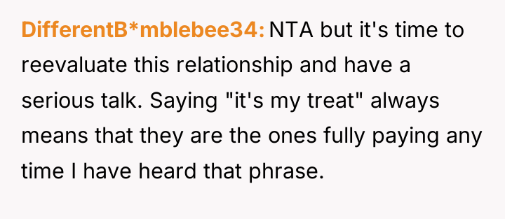 DifferentB*mblebee34 NTA but it's time to reevaluate this relationship and...