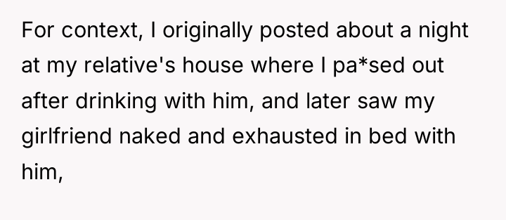 For context, I originally posted about a night at my...