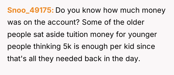 Snoo_49175 Do you know how much money was on the...