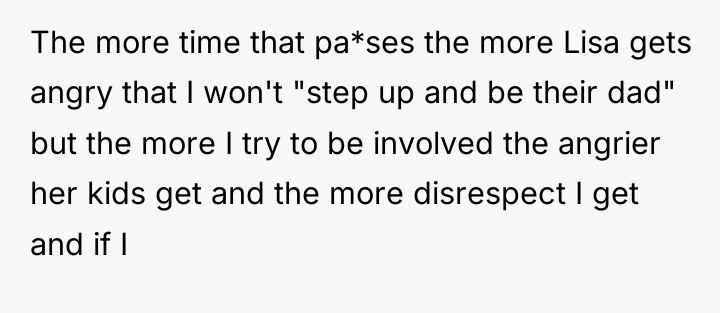 The more time that pa*ses the more Lisa gets angry...