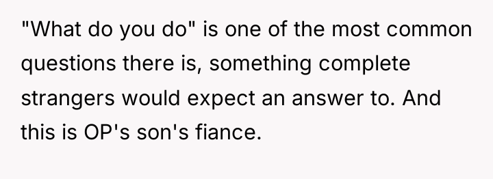 "What do you do" is one of the most common...