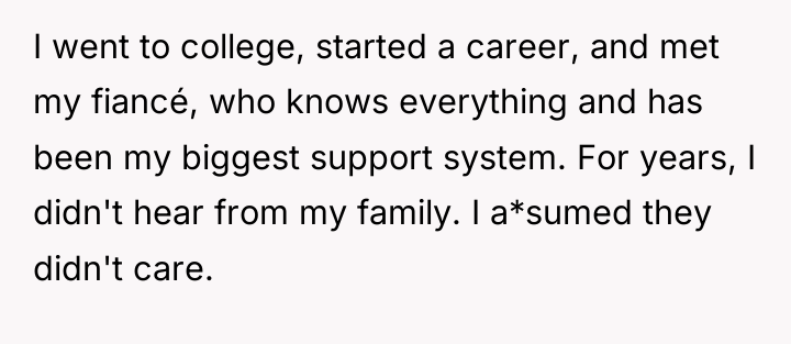I went to college, started a career, and met my...