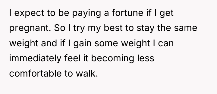 I expect to be paying a fortune if I get...
