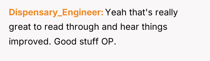 Dispensary_Engineer Yeah that's really great to read through and hear...