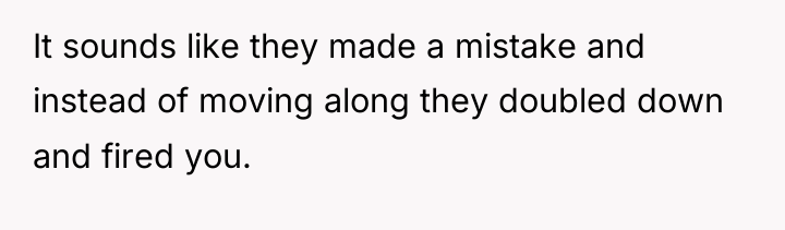 It sounds like they made a mistake and instead of...