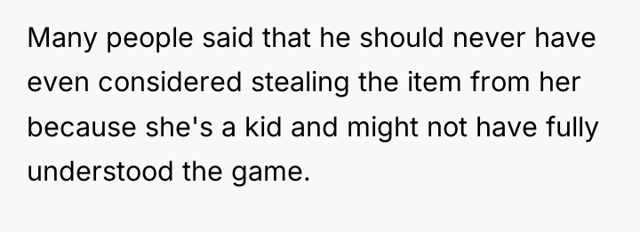 Many people said that he should never have even considered...