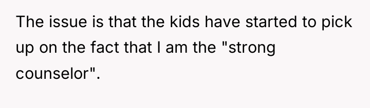 The issue is that the kids have started to pick...