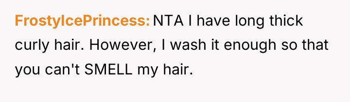 FrostyIcePrincess NTA I have long thick curly hair. However, I...