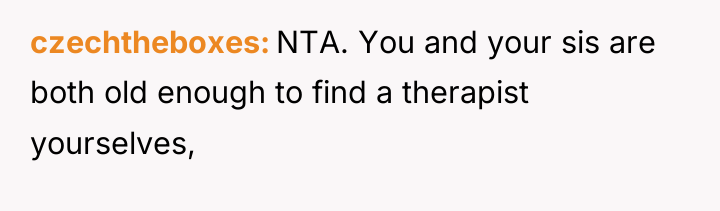 czechtheboxes NTA. You and your sis are both old enough...
