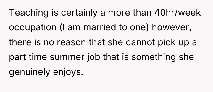 Teaching is certainly a more than 40hr/week occupation (I am...