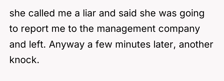 she called me a liar and said she was going...