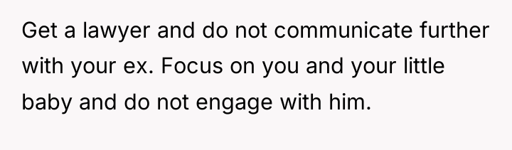 Get a lawyer and do not communicate further with your...