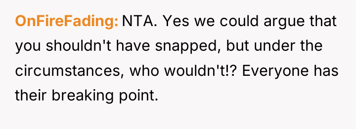 OnFireFading NTA. Yes we could argue that you shouldn't have...