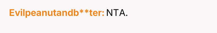 Evilpeanutandb**ter NTA.