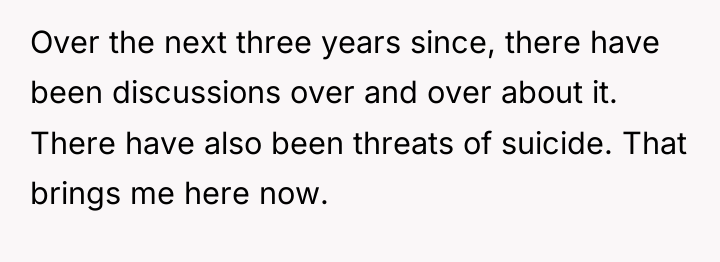 Over the next three years since, there have been discussions...
