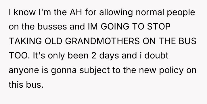 I know I'm the AH for allowing normal people on...