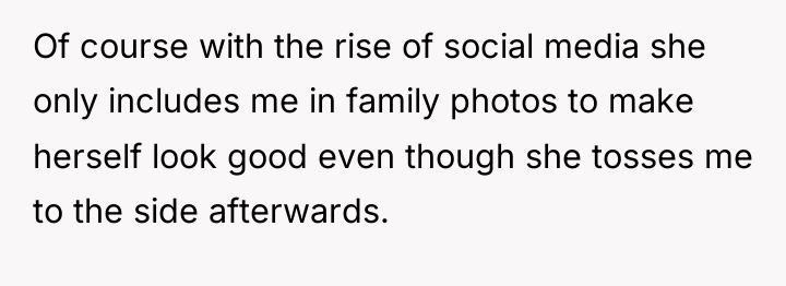 Of course with the rise of social media she only...