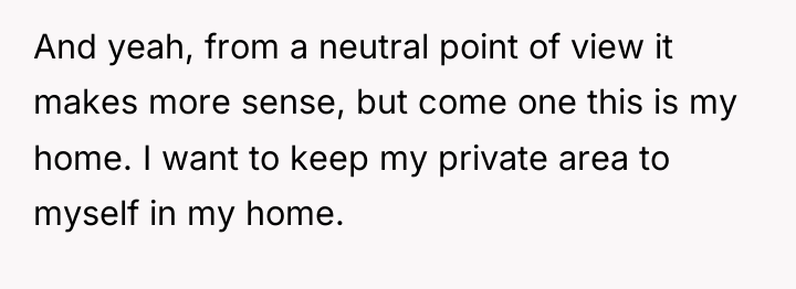 And yeah, from a neutral point of view it makes...