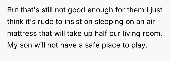 But that's still not good enough for them I just...