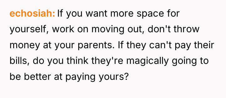 echosiah If you want more space for yourself, work on...