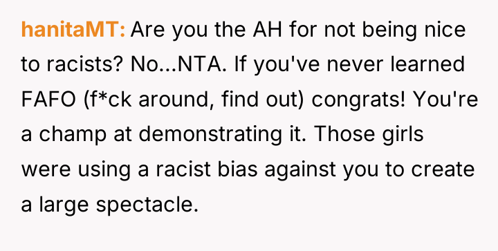 hanitaMT Are you the AH for not being nice to...