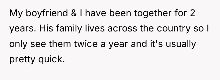 My boyfriend & I have been together for 2 years....