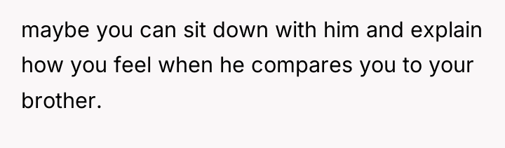 maybe you can sit down with him and explain how...